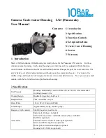 10 Bar LUMIX LX3 User Manual preview