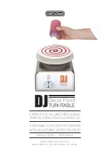 100%Chef DJ Decor Food Turntable User Manual preview