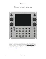 1010 Music Bitbox User Manual preview