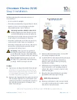 Preview for 2 page of 10x Genomics Chromium X Series Quick Start Manual