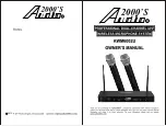 Preview for 1 page of 2000'S Audio AWM6002U Owner'S Manual