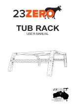 Preview for 1 page of 23zero TUB RACK User Manual