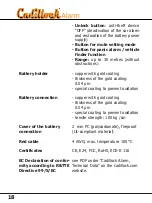 Preview for 19 page of 2bfirst Cadillock Alarm Installation And Operating Instructions Manual