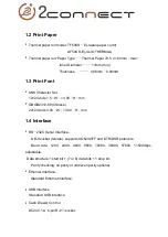 Preview for 4 page of 2connect 2C-POS80-02 User Manual