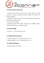 Preview for 5 page of 2connet 2C-POS80-02 User Manual