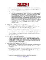 Preview for 35 page of 2DI TV2 Care And Use Manual