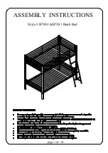 2K FURNITURE DESIGN B7030 Assembly Instructions Manual preview