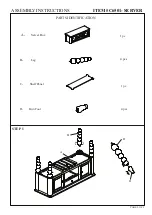 Preview for 2 page of 2K FURNITURE DESIGN C6501 Assembly Instructions