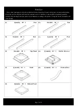 Preview for 3 page of 2K FURNITURE DESIGN CR1439 Assembly Instructions Manual