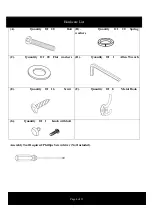 Preview for 4 page of 2K FURNITURE DESIGN CR1439 Assembly Instructions Manual