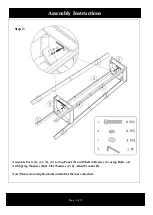 Preview for 6 page of 2K FURNITURE DESIGN CR1439 Assembly Instructions Manual