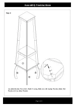 Preview for 8 page of 2K FURNITURE DESIGN CR1439 Assembly Instructions Manual