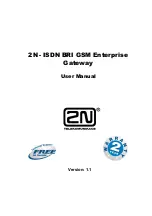 Preview for 1 page of 2N ISDN BRI GSM User Manual