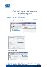 2N VoiceBlue Lite Installation Manual preview