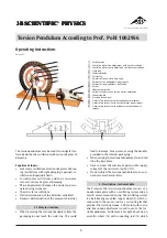 Preview for 1 page of 3B SCIENTIFIC PHYSICS 1002956 Operating Instructions