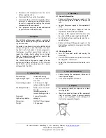 Preview for 4 page of 3B SCIENTIFIC PHYSICS 1003309 Instruction Sheet