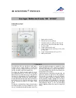 Preview for 1 page of 3B SCIENTIFIC Escola 100 Instruction Sheet