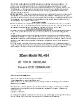 Preview for 7 page of 3Com WL-464 Installation Manual