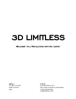 Preview for 86 page of 3D LimitLess ILC User Manual