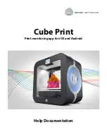 Preview for 1 page of 3D Systems CUBE Documentation