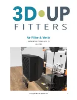 Preview for 1 page of 3D Upfitters Carbon Air Filter Installation Manual