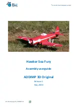 3DLabPrint Hawker Sea-Fury FB 11 Assembly & User'S Manual preview