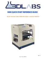 Preview for 1 page of 3Dlabs X400 Quick Start & Reference Manual