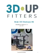 3DUpFitters Ender 3 S1 Enclosure Kit Installation Manual preview