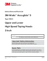 Preview for 143 page of 3M 3M-Matic 7000r Instructions And Parts List