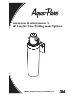 Preview for 1 page of 3M Aqua-Pure Installation And Operating Instructions Manual