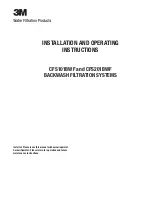 3M CFS101BWF Installation And Operating Instructions Manual preview