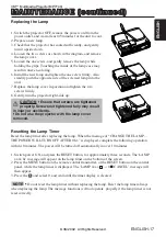 Preview for 19 page of 3M MP7740I Operator'S Manual