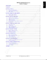 Preview for 3 page of 3M Multimedia Projector MP8760 Operator'S Manual