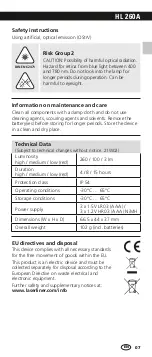 Preview for 7 page of 4K5 HL 260A Manual