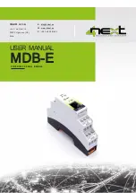 Preview for 1 page of 4next MDB-E User Manual