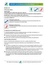 Preview for 25 page of 4tek MIRAGE Operating And Maintenance Manual