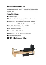 Preview for 2 page of 5K PILATES FD2301 Assembly Instructions And User'S Manual