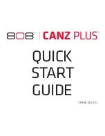 Preview for 1 page of 808 canz plus SP888 Quick Start Manual