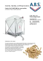 Preview for 1 page of A.B.S. Flexilo FLAT BOTTOM Assembly-, Operating-, And Filling Instructions