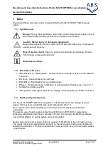 Preview for 3 page of A.B.S. Flexilo FLAT BOTTOM Assembly-, Operating-, And Filling Instructions