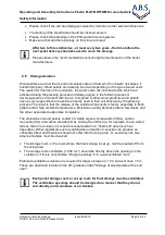 Preview for 8 page of A.B.S. Flexilo FLAT BOTTOM Assembly-, Operating-, And Filling Instructions