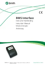 A.O. Smith BMS Interface Instuction Manual preview