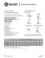 Preview for 3 page of A.O. Smith GW-300 Specification Sheet