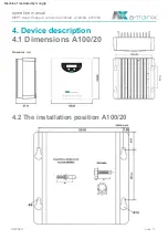 Preview for 13 page of a-TroniX A100/20 Installation And Operating Instructions Manual