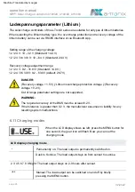 Preview for 28 page of a-TroniX A100/20 Installation And Operating Instructions Manual