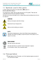 Preview for 5 page of a-TroniX UPS Edition One 1kVA Installation And Operating Instructions Manual