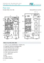 Preview for 11 page of a-TroniX UPS Edition One 1kVA Installation And Operating Instructions Manual