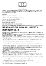 Preview for 4 page of A4 AAUV24W Quick Start Manual