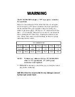 Preview for 5 page of Aaeon PCM-5892 Manual