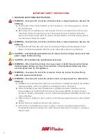 Preview for 4 page of AAF AstroFan EC FFU Installation, Operation And Maintenance Manual